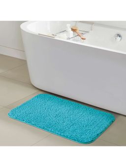 OBSESSIONS - Anti-Skid Polyester Bath Mat - Teal