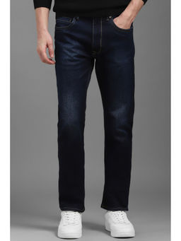 Louis Philippe - Men Navy Blue Slim Fit Jeans