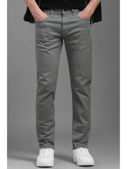 Louis Philippe - Men Dark Grey Slim Fit Jeans