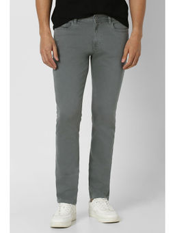 Van Heusen - Men Grey Wash Slim Fit Jeans