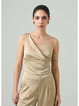 Stylia - Beige Aluna Top