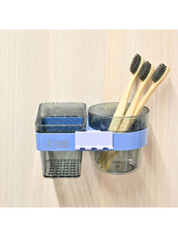 Voncasa - Blue Plastic Bathroom Accessories Holder