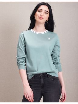 U.S. POLO ASSN. - Striped Crew Neck Sweatshirt