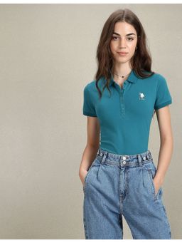 U.S. POLO ASSN. - Solid Slim Polo T-shirt