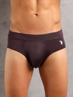 U.S. POLO ASSN. - Wine Innerwear Men's Moisture Control Antibacterial Briefs
