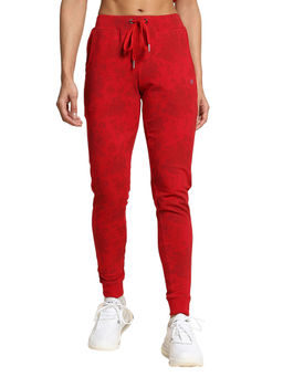 Van Heusen Woman Lingerie and Athleisure - 4 Way Stretch Joggers-Chilli Pepper Floral