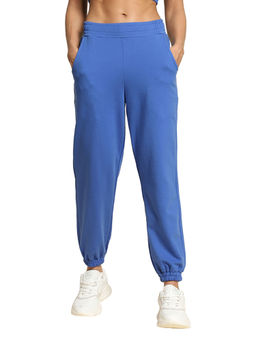 Van Heusen Woman Lingerie and Athleisure - Elastic Waistband Comfort Fit Trackpants-Dazzling Blue