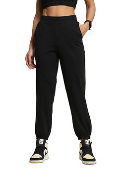 Van Heusen Woman Lingerie and Athleisure - Elastic Waistband Comfort Fit Trackpants-Black