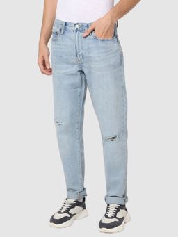 GAP - Men Regular Fit Mid-Rise Blue Jeans