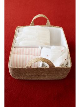H&M - Unisex Beige Seagrass Nursery Organiser
