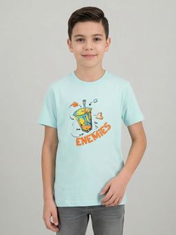 Blue Giraffe - Monte Carlo Boys Regular Fit Round Neck Half Sleeve T-Shirt