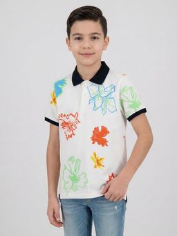 Blue Giraffe - Monte Carlo Boys Regular Fit Half Sleeve Collar Polo T-Shirt