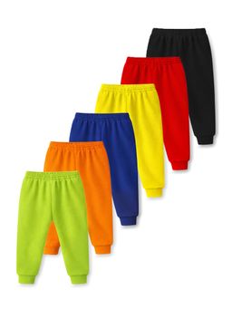 Trampoline - Boys Cotton Blend Knit Solid Joggers Pack of 6
