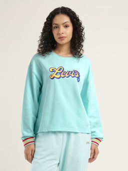 Levi's - Womens Blue Crew Neck Sweatshirt