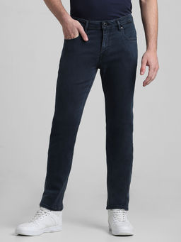 Jack & Jones - Blue Glenn Slim Fit Low Rise Stretch Jeans