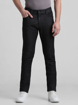 Jack & Jones - Black Ben Skinny Fit Low Rise Stretch Jeans