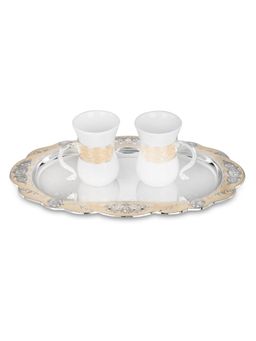 Momentz - Oval Tray With 2 Mugs