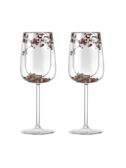 Momentz - Flower Wine Glass Purple (Pack of 2)