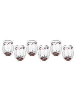 Momentz - Flower Stemless Glass Purple (Pack of 6)