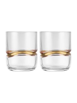 Momentz - Dof Glass with Gold Ring (Pack of 2)