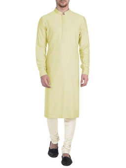 Bubber Couture - Green Daksh Kurta (Set of 2)