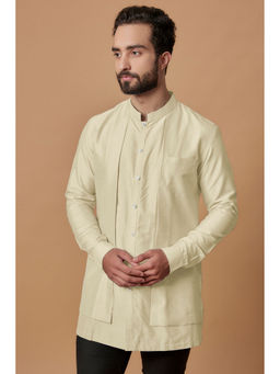 Bubber Couture - Beige Nakul Shirt Kurta