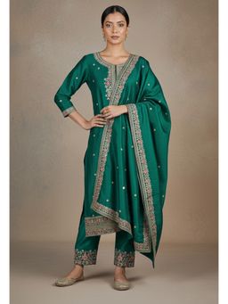 Varanga - Embroidered Kurta Pant and Dupatta