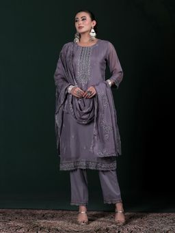 Shree - Women Embroidered Kurta Pant with Dupatta