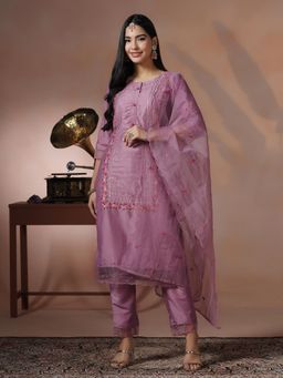 Shree - Women Embroidered Kurta Pant with Dupatta