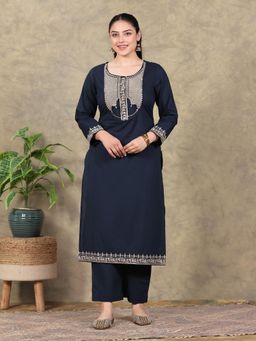 ARAMYA - Soft Cotton Straight Kurta and Pant