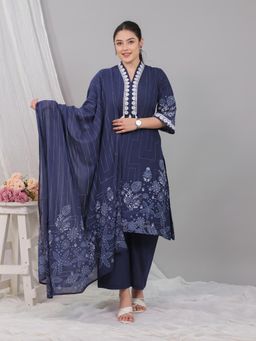 ARAMYA - Straight Printed Kurta Pant with Dupatta