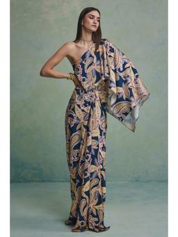 ZABELLA - Multi-Colour Victoria Wild Drape Dress