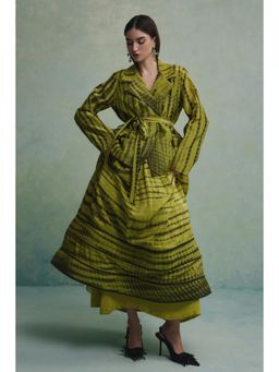 ZABELLA - Green Monarch Dunes Gown with Blazer