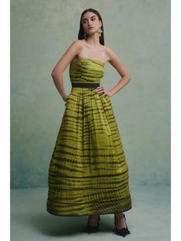 ZABELLA - Green Monarch Dunes Gown