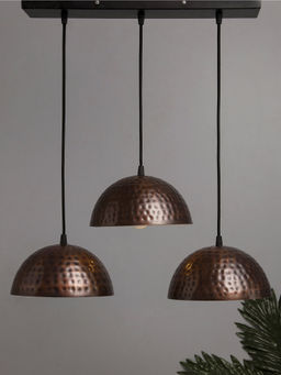 Homesake - Round Cluster Copper 8Inch Hanging Light