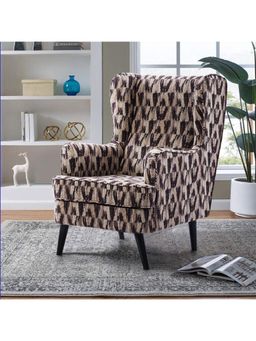 HomeTown - Charm Fabric Arm Chair in Brown