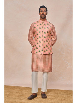 Masaba - Dusty Peach Tulip Kurta & Bandi Set