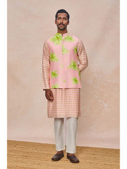 Masaba - Baby Pink Parijat Kurta & Bandi Set