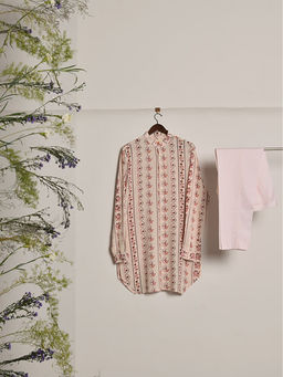 Project Bandi - Ruby Riviera Rayon Kurta With Matching Pyjama