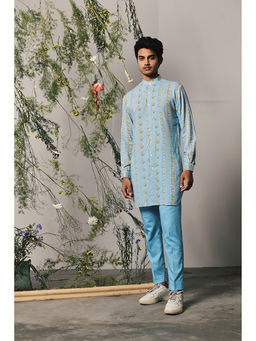 Project Bandi - Sky Riviera Kurta Pyjama Set