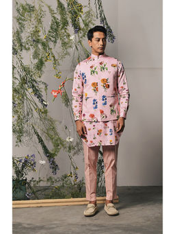 Project Bandi - Rose Vita Kurta Pyjama With Rose Fiore Bandi