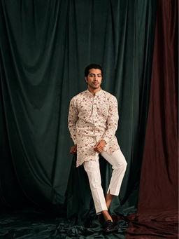 Project Bandi - Rosewood Wisteria Kurta Pyjama Set