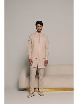 Project Bandi - Dune Embroidered Bandi With Matching Kurta Pyjama