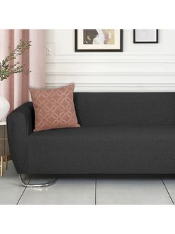 ODE & CLEO - Cotton Cushion Covers 18X18 in Zip Closure Sofa Cushion (Set of 3)