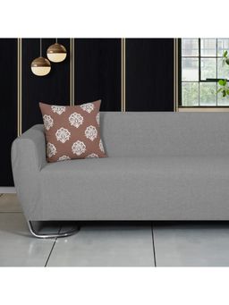 ODE & CLEO - Cotton Cushion Covers 18X18 in Zip Closure Sofa Cushion (Set of 3)