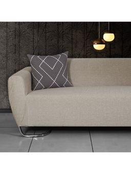 ODE & CLEO - Velvet Cushion Cover 18X18 inch Zip Closure Cushion Cover for Sofa (Set of 2)