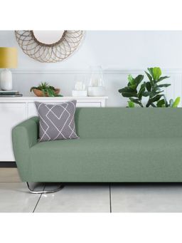 ODE & CLEO - Cotton Cushion Covers 18X18 in Zip Closure Sofa Cushion (Set of 2)