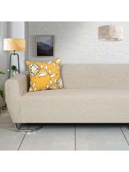 ODE & CLEO - Cotton Cushion Covers 18X18 in Zip Closure Sofa Cushion (Set of 3)