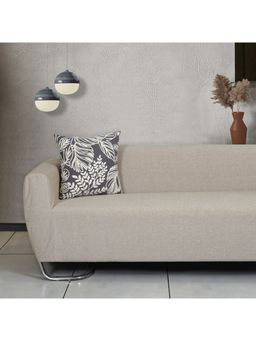 ODE & CLEO - Cotton Cushion Covers 18X18 in Zip Closure Sofa Cushion (Set of 3)