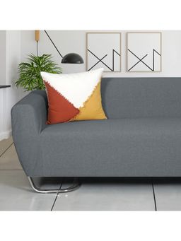 ODE & CLEO - Cotton Cushion Covers 18X18 in Zip Closure Sofa Cushion (Set of 2)